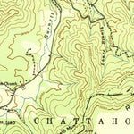 United States Geological Survey Neels Gap, GA (1938, 24000-Scale) digital map