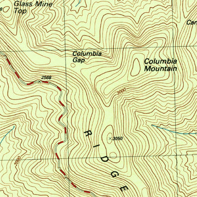United States Geological Survey Neels Gap, GA (1988, 24000-Scale) digital map
