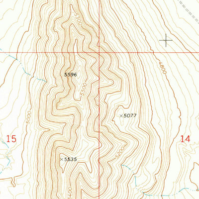 United States Geological Survey Neels, UT (1971, 24000-Scale) digital map