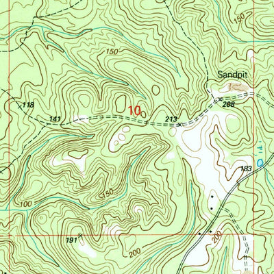United States Geological Survey Neely, MS (2000, 24000-Scale) digital map