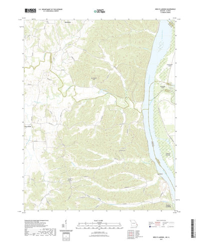 United States Geological Survey Neelys Landing, MO (2021, 24000-Scale) digital map