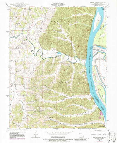 United States Geological Survey Neelys Landing, MO-IL (1948, 24000-Scale) digital map