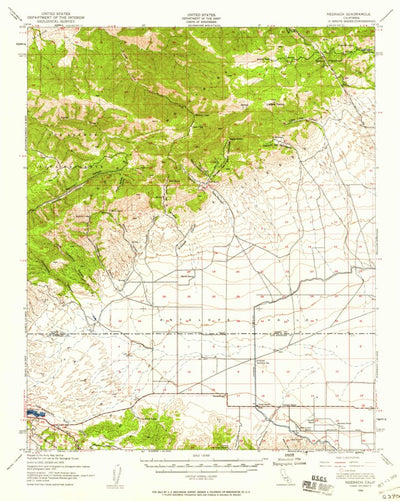 United States Geological Survey Neenach, CA (1943, 62500-Scale) digital map