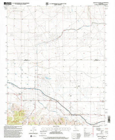 United States Geological Survey Neenach School, CA (1995, 24000-Scale) digital map