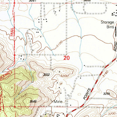 United States Geological Survey Neenach School, CA (1995, 24000-Scale) digital map