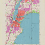 United States Geological Survey Neenah, WI (1955, 24000-Scale) digital map