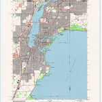 United States Geological Survey Neenah, WI (1992, 24000-Scale) digital map