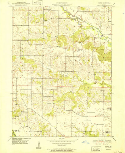 United States Geological Survey Neeper, MO (1951, 24000-Scale) digital map