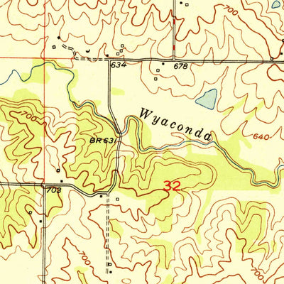 United States Geological Survey Neeper, MO (1951, 24000-Scale) digital map