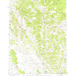 United States Geological Survey Nefsy Divide, WY (1957, 62500-Scale) digital map