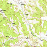 United States Geological Survey Nefsy Divide, WY (1957, 62500-Scale) digital map