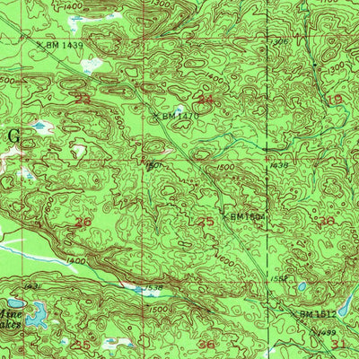 United States Geological Survey Negaunee, MI (1954, 62500-Scale) digital map