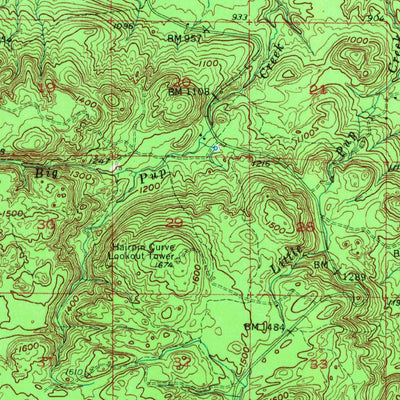 United States Geological Survey Negaunee, MI (1954, 62500-Scale) digital map