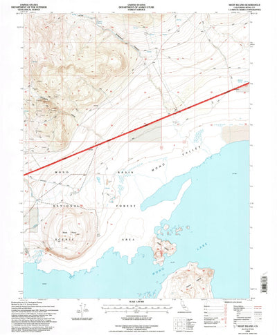 United States Geological Survey Negit Island, CA (1994, 24000-Scale) digital map