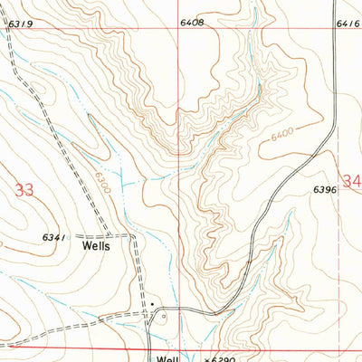 United States Geological Survey Negra, NM (1978, 24000-Scale) digital map