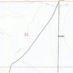 United States Geological Survey Negra SW, NM (1978, 24000-Scale) digital map