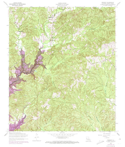 United States Geological Survey Negreet, LA (1954, 24000-Scale) digital map