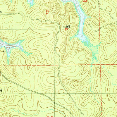 United States Geological Survey Negreet, LA (1985, 24000-Scale) digital map