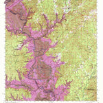 United States Geological Survey Negreet, LA-TX (1954, 62500-Scale) digital map