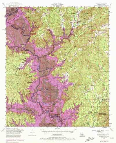 United States Geological Survey Negreet, LA-TX (1954, 62500-Scale) digital map