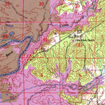 United States Geological Survey Negreet, LA-TX (1954, 62500-Scale) digital map