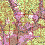 United States Geological Survey Negreet, LA-TX (1954, 62500-Scale) digital map