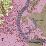 United States Geological Survey Negreet SW, TX-LA (1954, 24000-Scale) digital map
