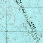 United States Geological Survey Negreet SW, TX-LA (1985, 24000-Scale) digital map