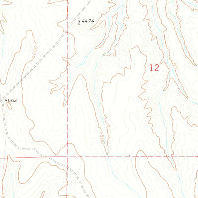 United States Geological Survey Negro Butte, WY (1972, 24000-Scale) digital map