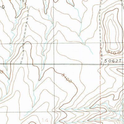 United States Geological Survey Negro Hollow, MT (1987, 24000-Scale) digital map