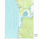 United States Geological Survey Nehalem, OR (1985, 24000-Scale) digital map