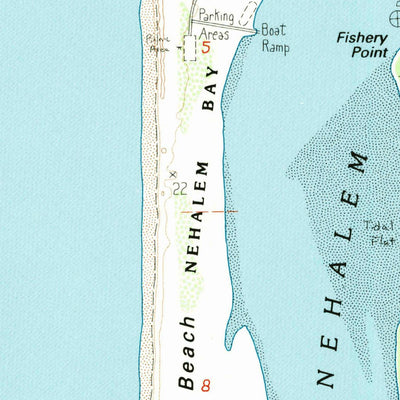 United States Geological Survey Nehalem, OR (1985, 24000-Scale) digital map