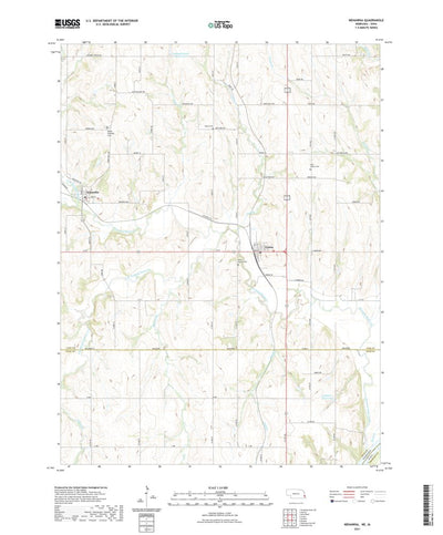 United States Geological Survey Nehawka, NE (2021, 24000-Scale) digital map