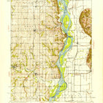 United States Geological Survey Nehawka, NE-IA (1935, 62500-Scale) digital map