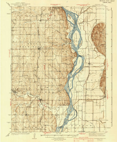 United States Geological Survey Nehawka, NE-IA (1940, 62500-Scale) digital map