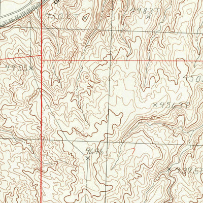 United States Geological Survey Neiber, WY (1985, 24000-Scale) digital map