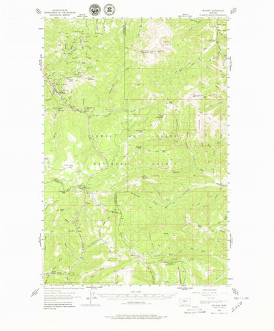 United States Geological Survey Neihart, MT (1961, 62500-Scale) digital map