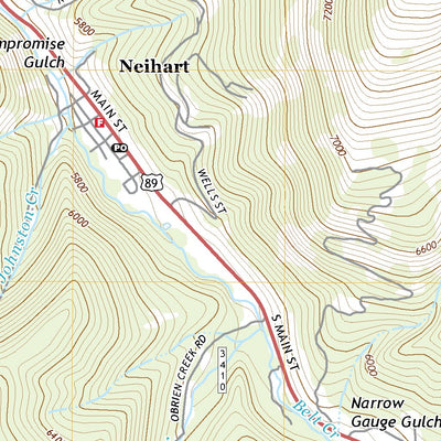United States Geological Survey Neihart, MT (2020, 24000-Scale) digital map
