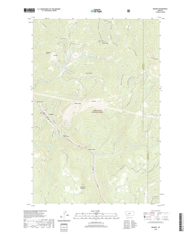United States Geological Survey Neihart, MT (2020, 24000-Scale) digital map