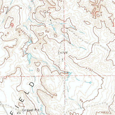 United States Geological Survey Neil Butte, WY (1972, 24000-Scale) digital map