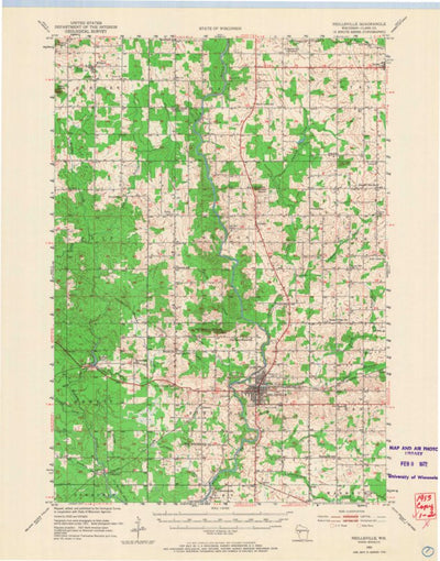 United States Geological Survey Neillsville, WI (1953, 62500-Scale) digital map