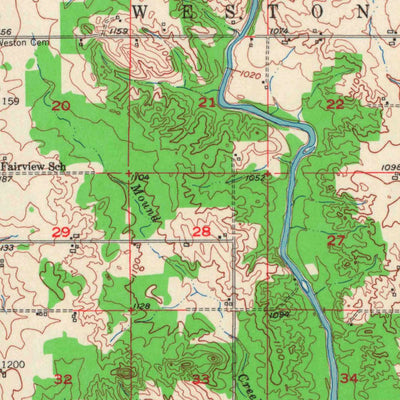 United States Geological Survey Neillsville, WI (1953, 62500-Scale) digital map