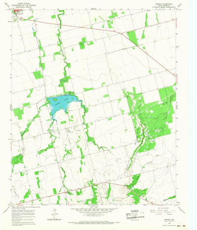 United States Geological Survey Neinda, TX (1965, 24000-Scale) digital map