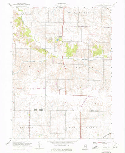 United States Geological Survey Nekoma, IL (1953, 24000-Scale) digital map