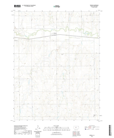 United States Geological Survey Nekoma, KS (2022, 24000-Scale) digital map
