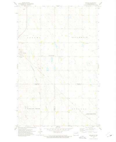 United States Geological Survey Nekoma, ND (1972, 24000-Scale) digital map