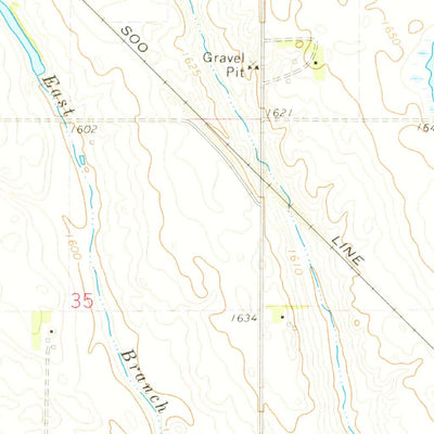 United States Geological Survey Nekoma, ND (1972, 24000-Scale) digital map