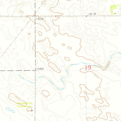 United States Geological Survey Nekoma NW, ND (1972, 24000-Scale) digital map