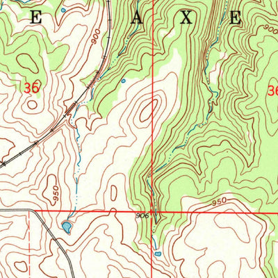 United States Geological Survey Nelagoney, OK (1960, 24000-Scale) digital map