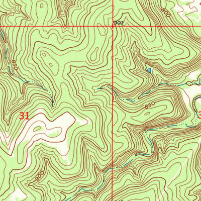 United States Geological Survey Nelagoney, OK (1960, 24000-Scale) digital map